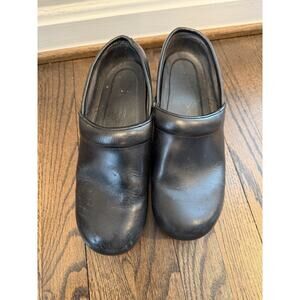 Dansko Professional Clogs Women's Size 40 US Sz 9 Black Oiled Comfort $135